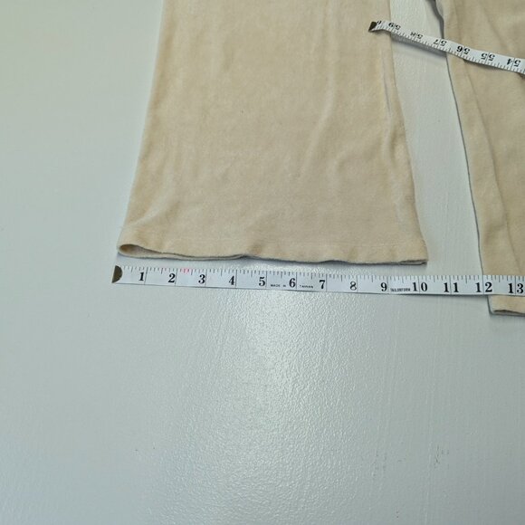 Theory Velour Track Suit Top is Small Bottom is Medium *Cream Colored - Picture 16 of 16